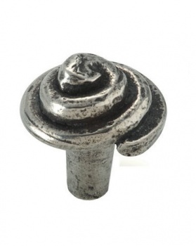 Finesse Helix - Genuine Pewter Cabinet Knob